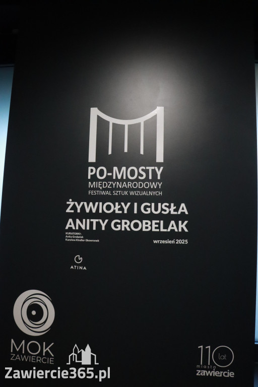 Fotorelacja: Wernisaż w ramach Festiwalu PO-MOSTY w MOK Zawiercie