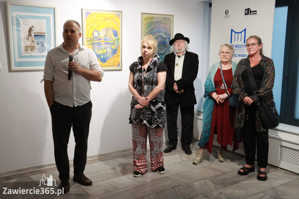 Fotorelacja: Wernisaż w ramach Festiwalu PO-MOSTY w MOK Zawiercie