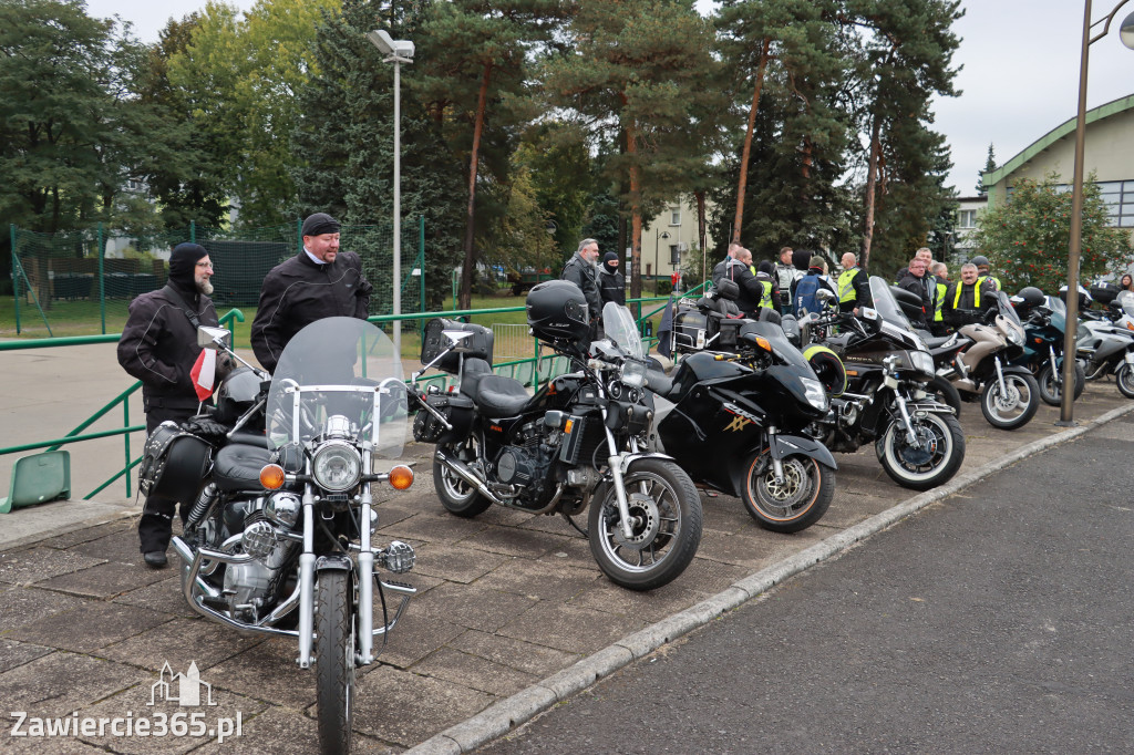 Fotorelacja: Jurajskie zakończenie sezonu motocyklistów w Zawierciu