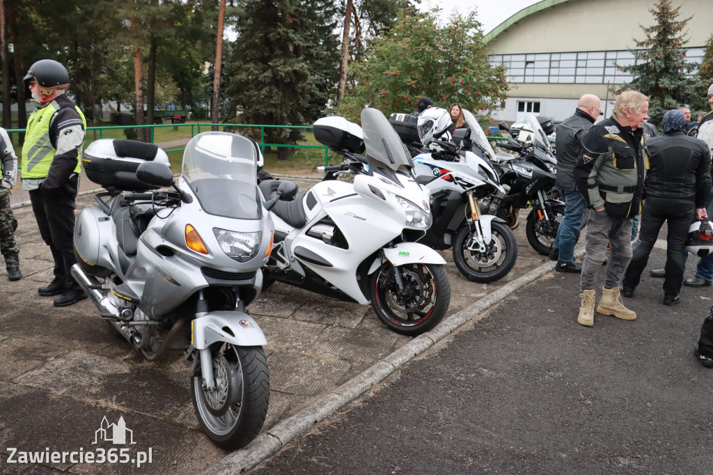Fotorelacja: Jurajskie zakończenie sezonu motocyklistów w Zawierciu