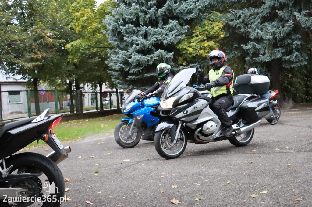 Fotorelacja: Jurajskie zakończenie sezonu motocyklistów w Zawierciu