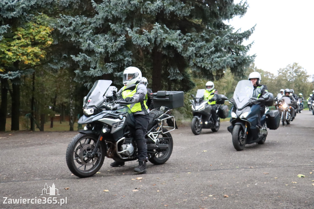 Fotorelacja: Jurajskie zakończenie sezonu motocyklistów w Zawierciu