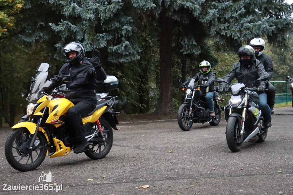 Fotorelacja: Jurajskie zakończenie sezonu motocyklistów w Zawierciu