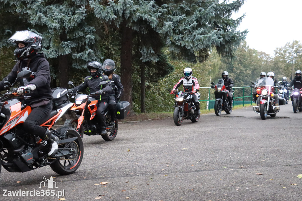 Fotorelacja: Jurajskie zakończenie sezonu motocyklistów w Zawierciu