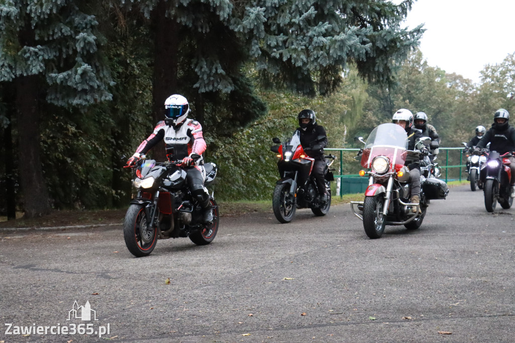 Fotorelacja: Jurajskie zakończenie sezonu motocyklistów w Zawierciu