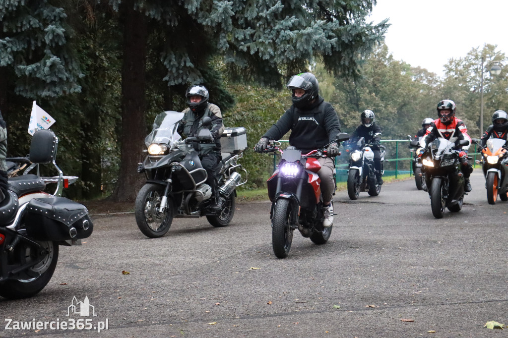 Fotorelacja: Jurajskie zakończenie sezonu motocyklistów w Zawierciu