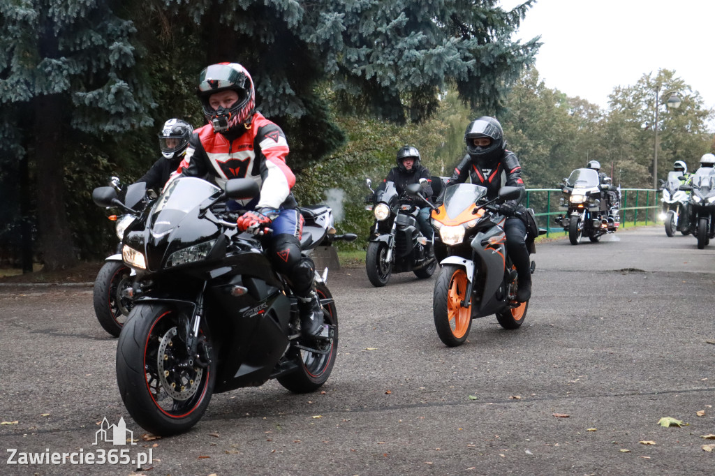 Fotorelacja: Jurajskie zakończenie sezonu motocyklistów w Zawierciu