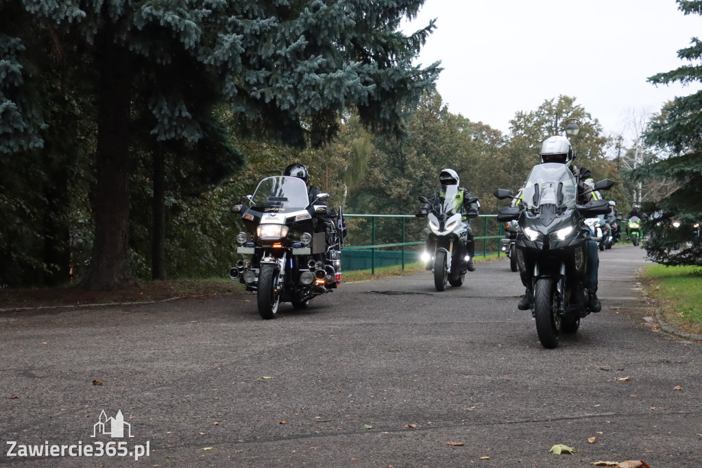 Fotorelacja: Jurajskie zakończenie sezonu motocyklistów w Zawierciu