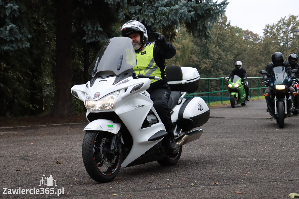 Fotorelacja: Jurajskie zakończenie sezonu motocyklistów w Zawierciu