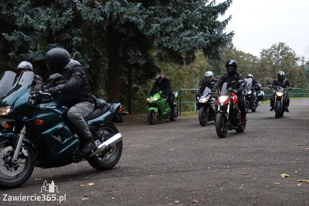 Fotorelacja: Jurajskie zakończenie sezonu motocyklistów w Zawierciu