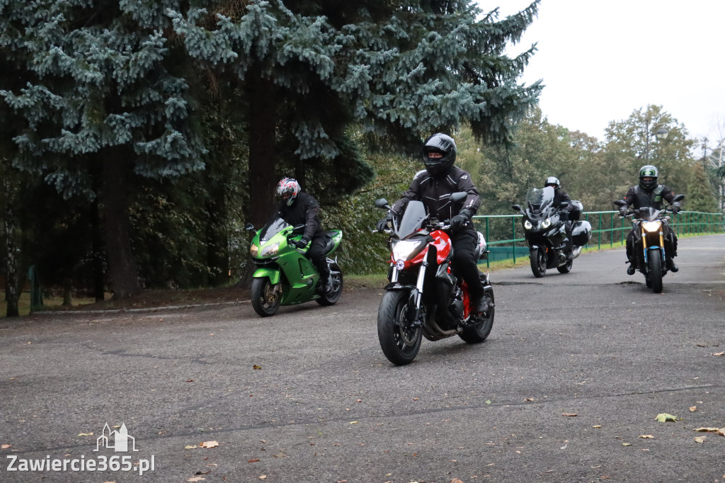 Fotorelacja: Jurajskie zakończenie sezonu motocyklistów w Zawierciu