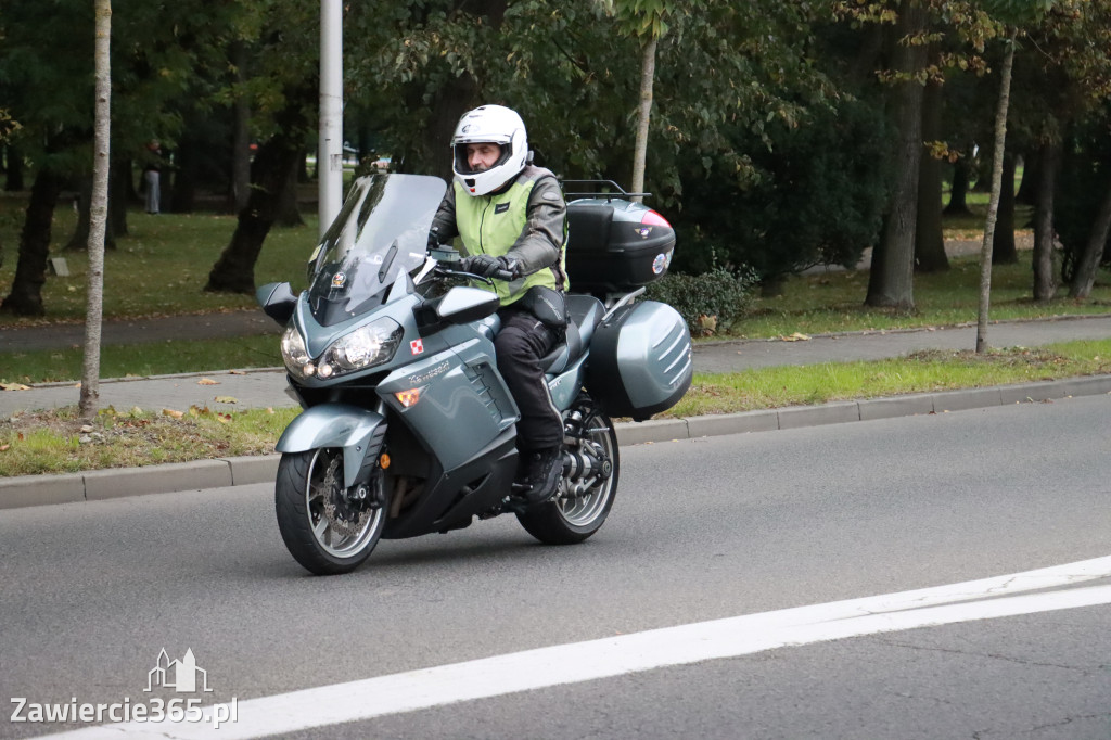 Fotorelacja: Jurajskie zakończenie sezonu motocyklistów w Zawierciu