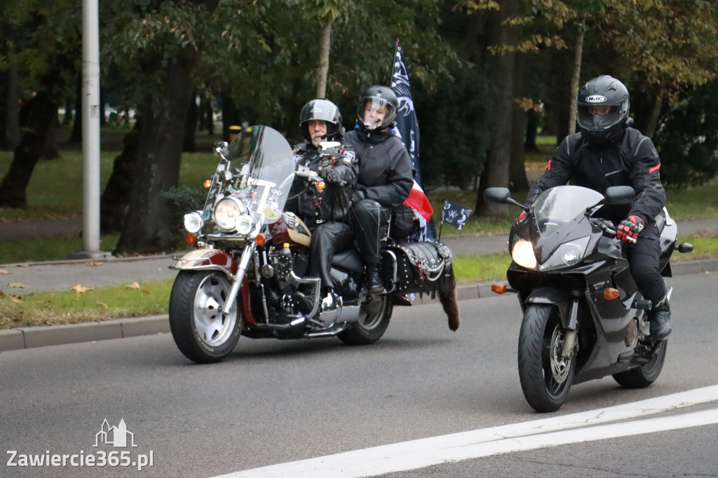 Fotorelacja: Jurajskie zakończenie sezonu motocyklistów w Zawierciu