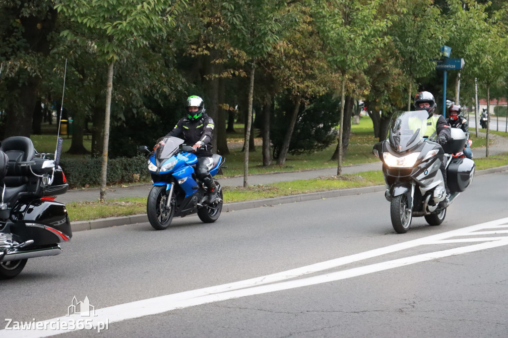 Fotorelacja: Jurajskie zakończenie sezonu motocyklistów w Zawierciu