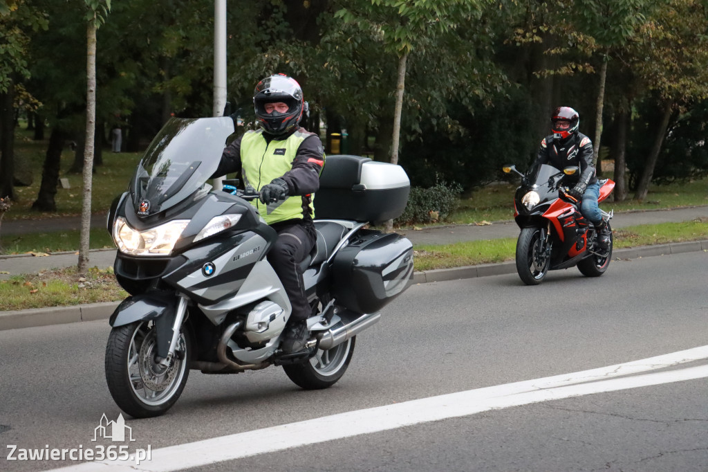 Fotorelacja: Jurajskie zakończenie sezonu motocyklistów w Zawierciu