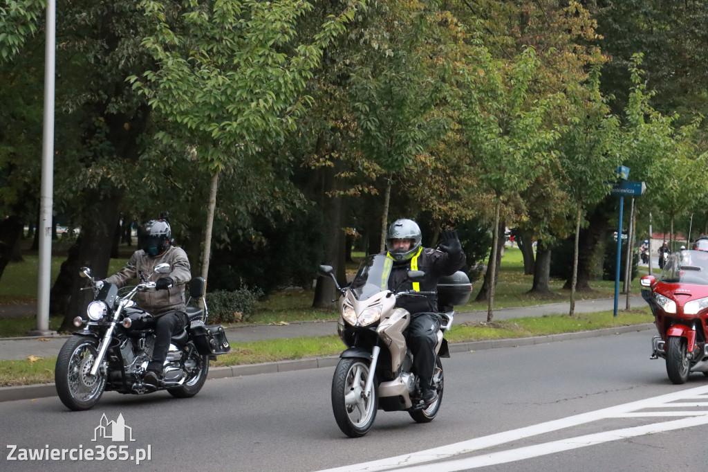 Fotorelacja: Jurajskie zakończenie sezonu motocyklistów w Zawierciu