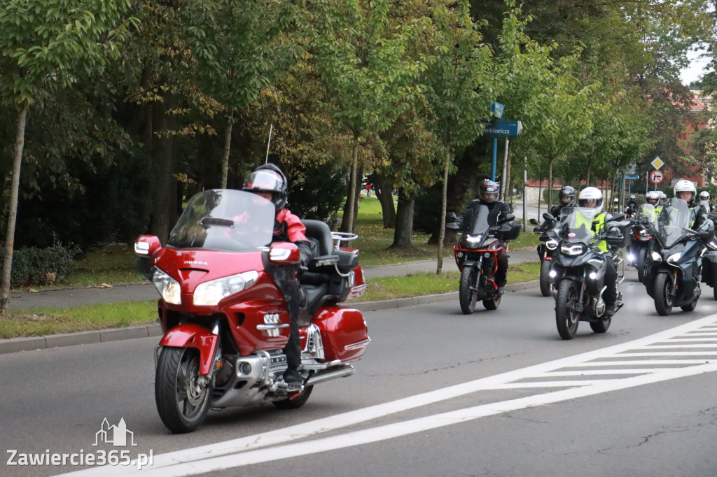 Fotorelacja: Jurajskie zakończenie sezonu motocyklistów w Zawierciu