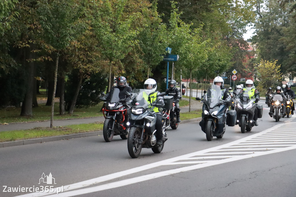 Fotorelacja: Jurajskie zakończenie sezonu motocyklistów w Zawierciu