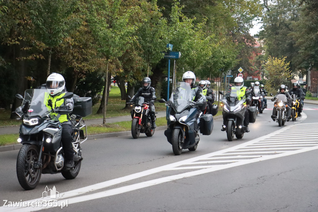 Fotorelacja: Jurajskie zakończenie sezonu motocyklistów w Zawierciu