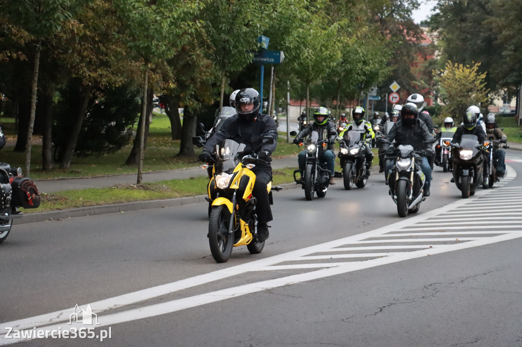 Fotorelacja: Jurajskie zakończenie sezonu motocyklistów w Zawierciu
