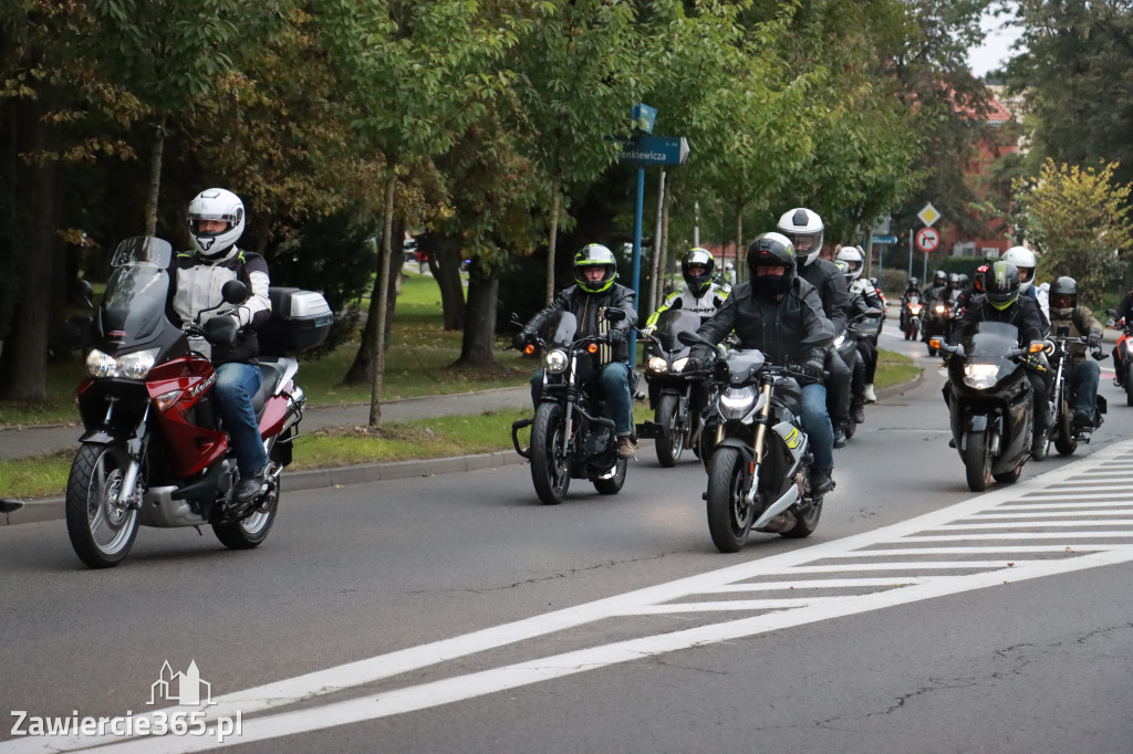 Fotorelacja: Jurajskie zakończenie sezonu motocyklistów w Zawierciu