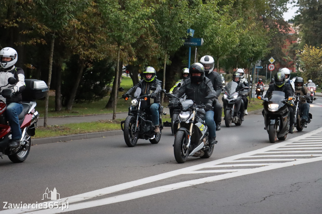 Fotorelacja: Jurajskie zakończenie sezonu motocyklistów w Zawierciu