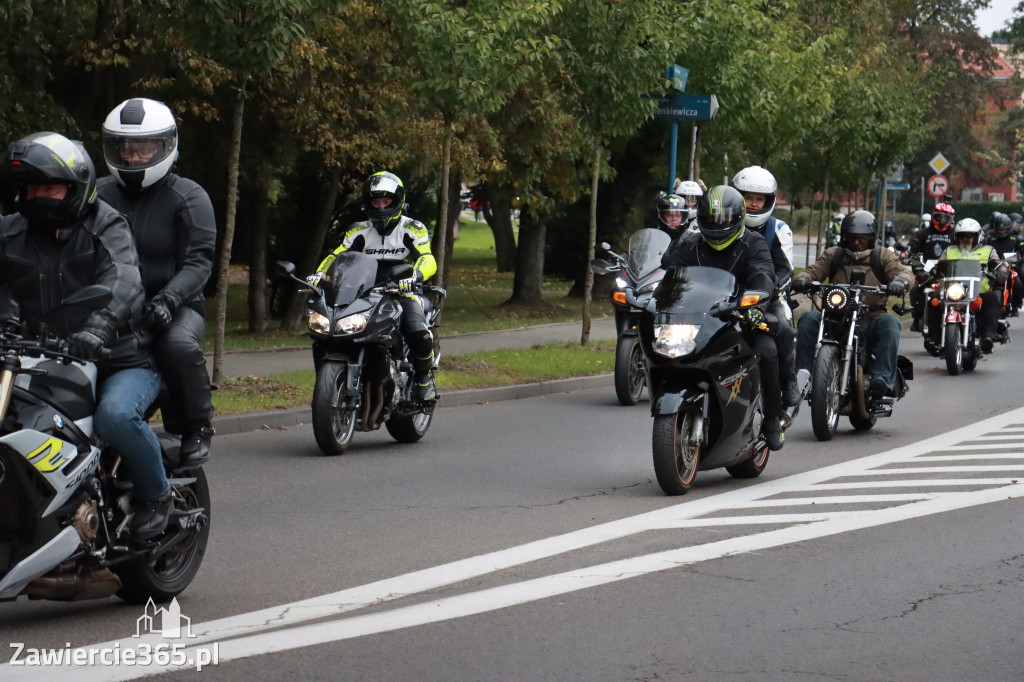 Fotorelacja: Jurajskie zakończenie sezonu motocyklistów w Zawierciu