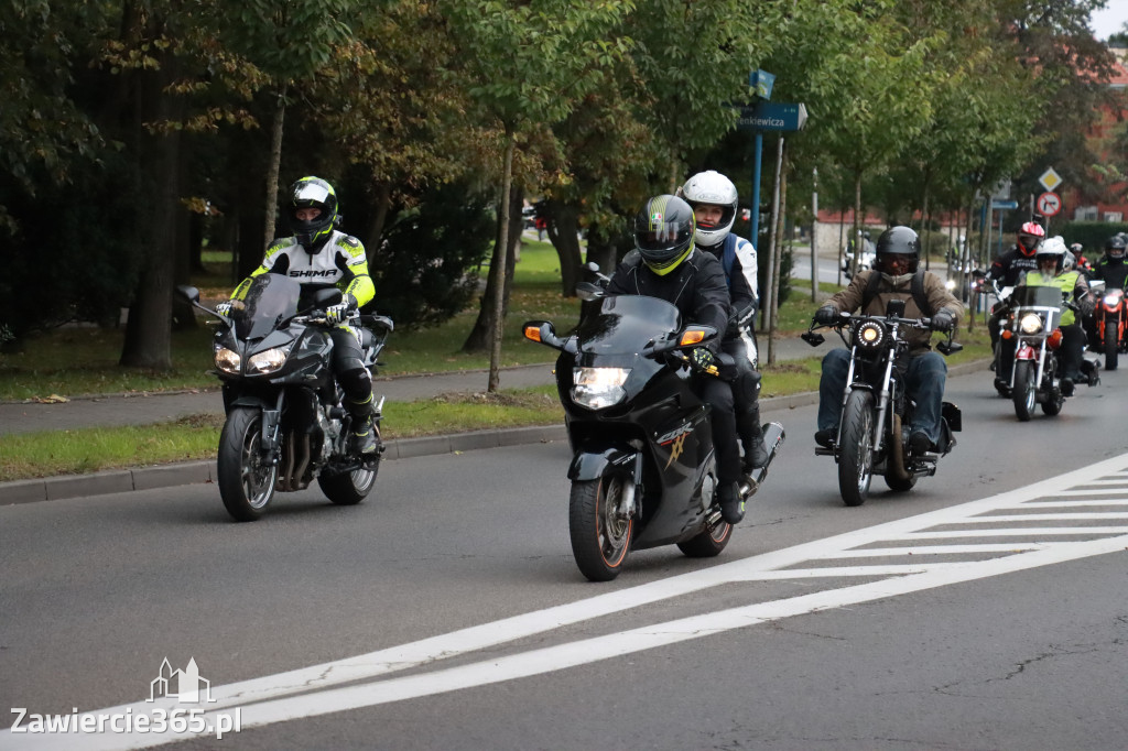 Fotorelacja: Jurajskie zakończenie sezonu motocyklistów w Zawierciu