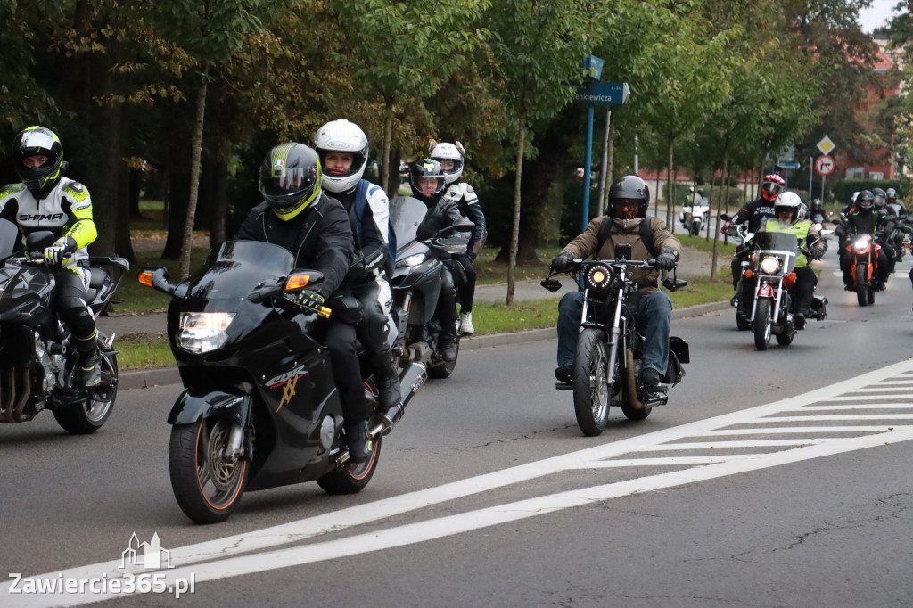 Fotorelacja: Jurajskie zakończenie sezonu motocyklistów w Zawierciu