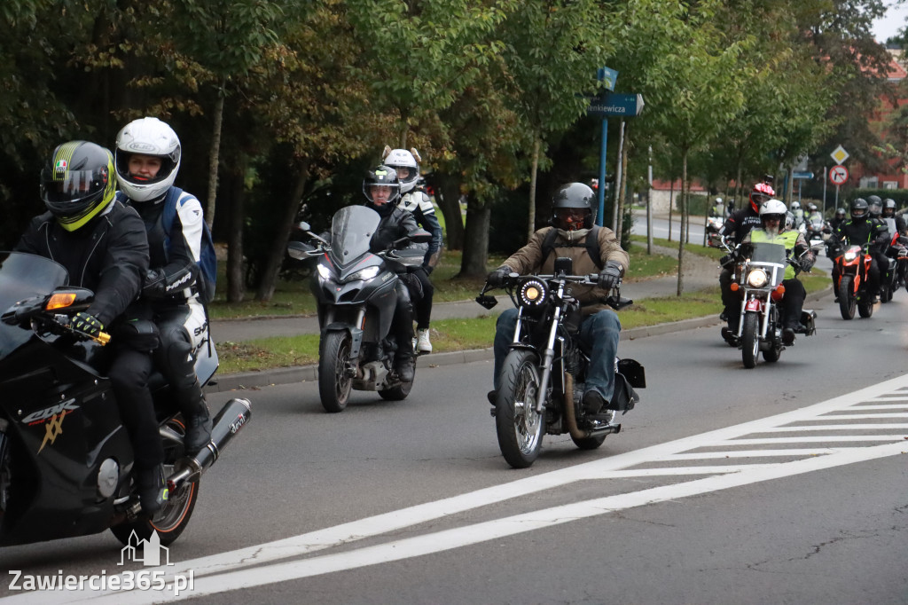 Fotorelacja: Jurajskie zakończenie sezonu motocyklistów w Zawierciu