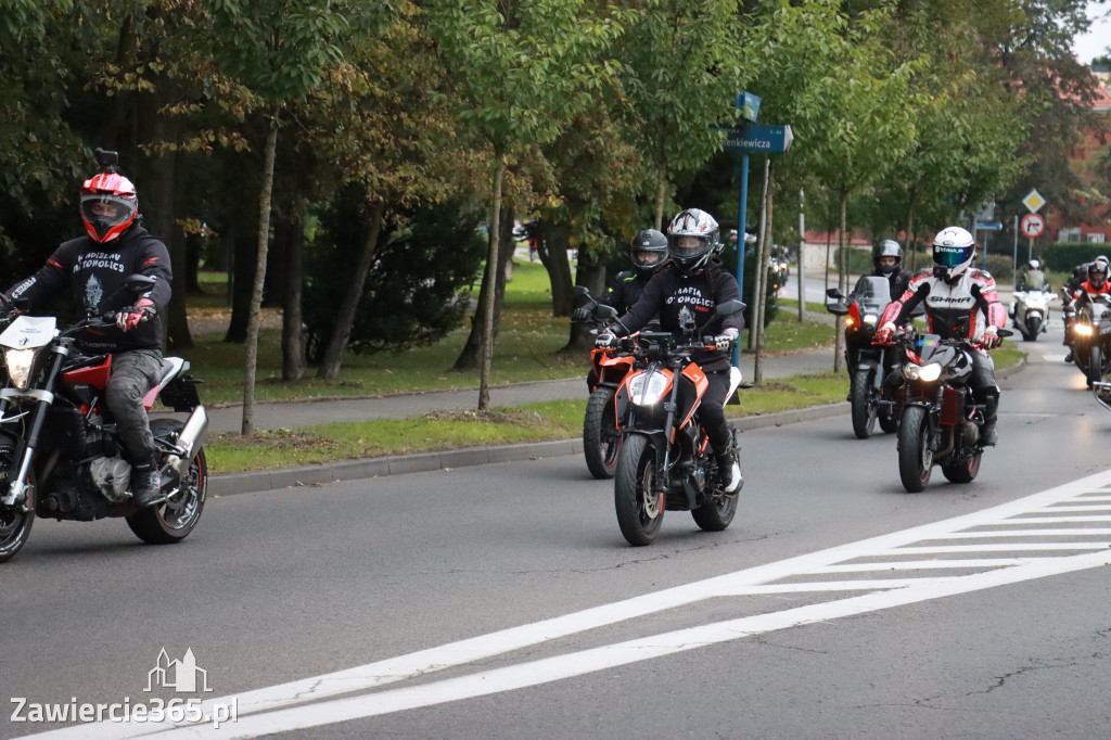 Fotorelacja: Jurajskie zakończenie sezonu motocyklistów w Zawierciu