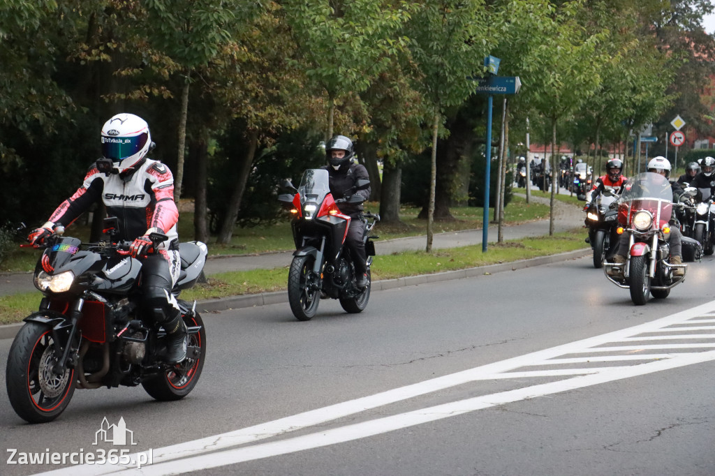 Fotorelacja: Jurajskie zakończenie sezonu motocyklistów w Zawierciu