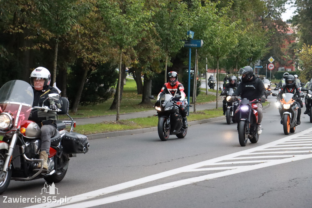 Fotorelacja: Jurajskie zakończenie sezonu motocyklistów w Zawierciu