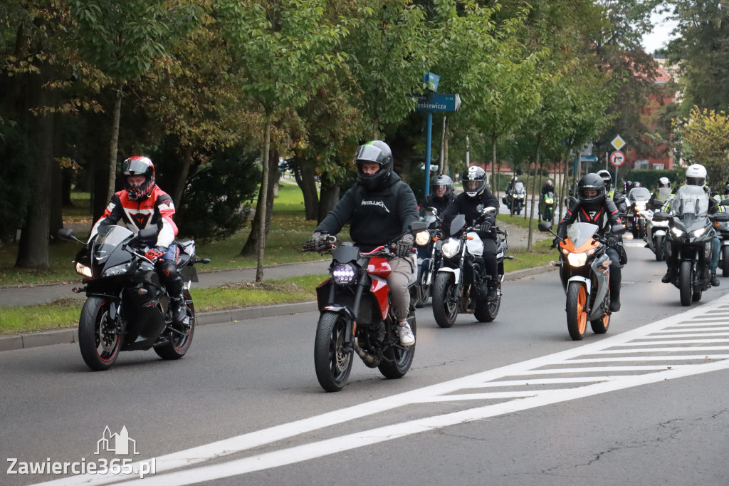 Fotorelacja: Jurajskie zakończenie sezonu motocyklistów w Zawierciu
