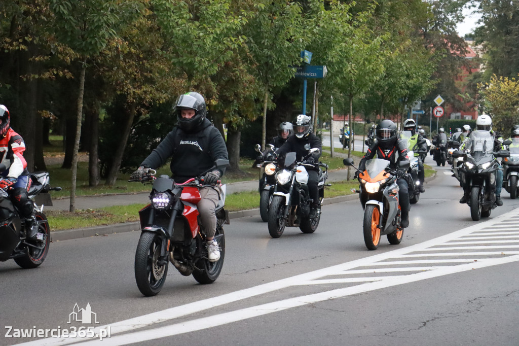 Fotorelacja: Jurajskie zakończenie sezonu motocyklistów w Zawierciu