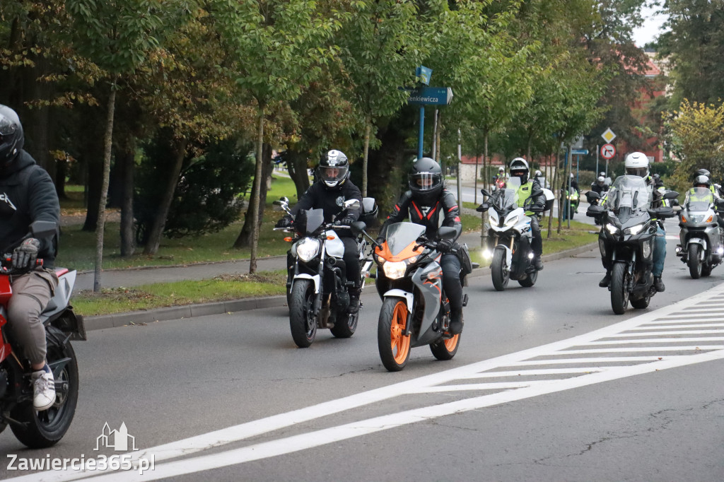 Fotorelacja: Jurajskie zakończenie sezonu motocyklistów w Zawierciu