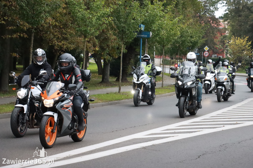 Fotorelacja: Jurajskie zakończenie sezonu motocyklistów w Zawierciu