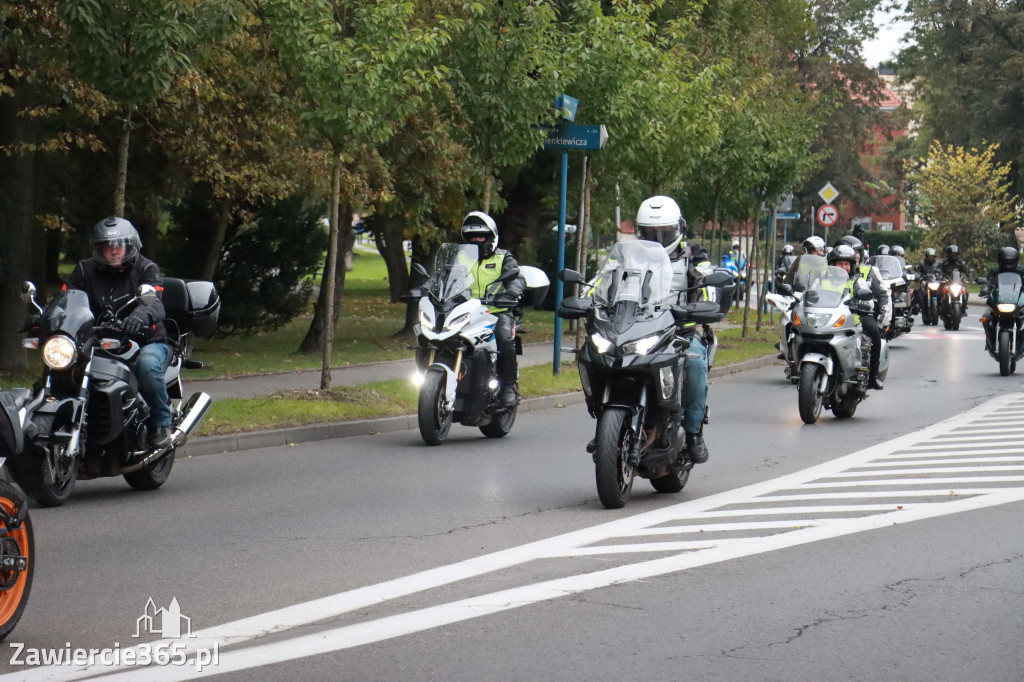 Fotorelacja: Jurajskie zakończenie sezonu motocyklistów w Zawierciu