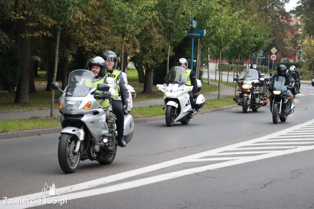 Fotorelacja: Jurajskie zakończenie sezonu motocyklistów w Zawierciu