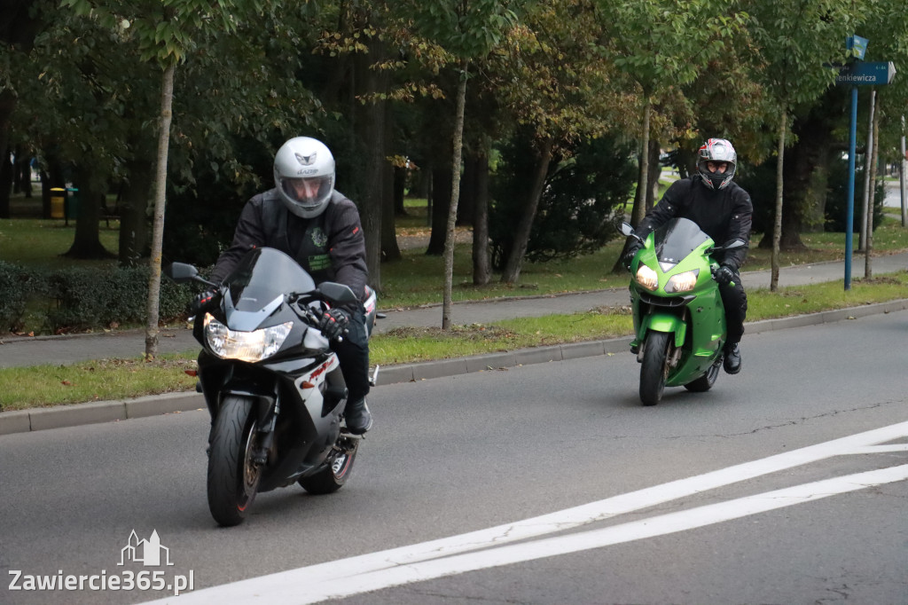 Fotorelacja: Jurajskie zakończenie sezonu motocyklistów w Zawierciu