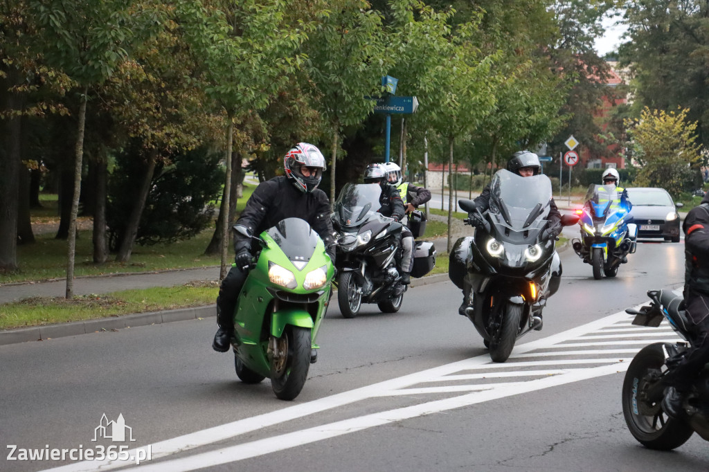 Fotorelacja: Jurajskie zakończenie sezonu motocyklistów w Zawierciu
