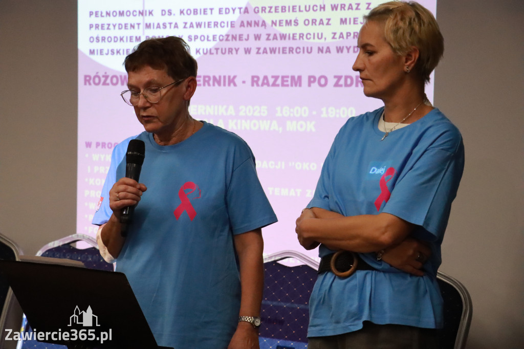 Fotorelacja Zawiercie: Różowy Październik – Razem po Zdrowie!