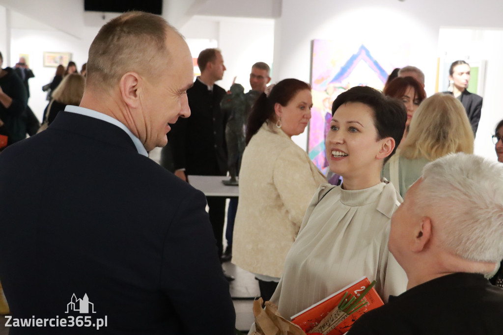 Fotorelacja: Wernisaż „I każdy może to zobaczyć - OD FIGURACJI DO ABSTRAKCJI” w MOK Zawiercie