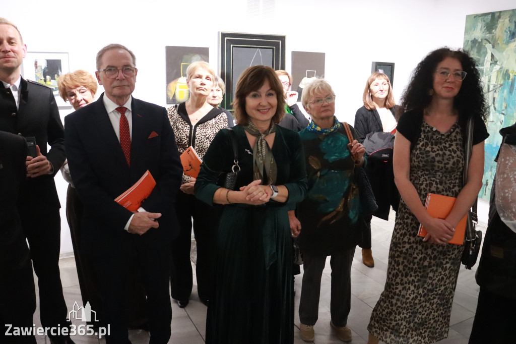 Fotorelacja: Wernisaż „I każdy może to zobaczyć - OD FIGURACJI DO ABSTRAKCJI” w MOK Zawiercie