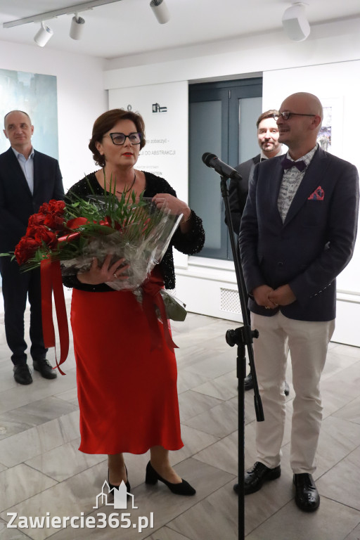 Fotorelacja: Wernisaż „I każdy może to zobaczyć - OD FIGURACJI DO ABSTRAKCJI” w MOK Zawiercie