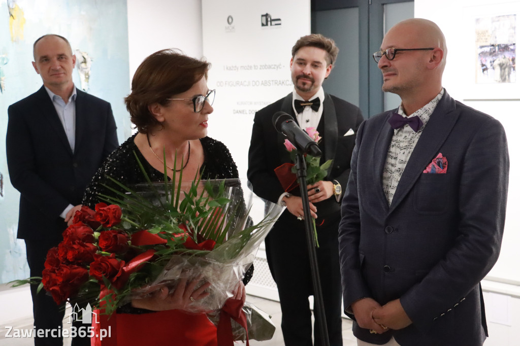 Fotorelacja: Wernisaż „I każdy może to zobaczyć - OD FIGURACJI DO ABSTRAKCJI” w MOK Zawiercie