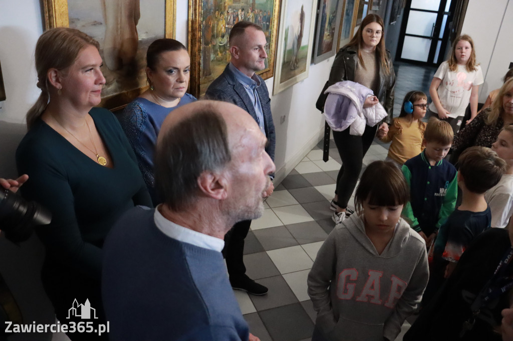 Fotorelacja: Otwarcie wystawy prac uczniów SP4 w MOK Zawiercie