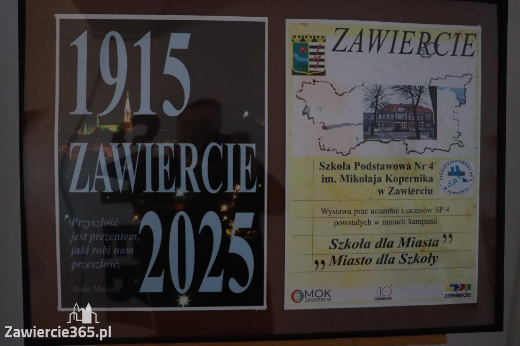 Fotorelacja: Otwarcie wystawy prac uczniów SP4 w MOK Zawiercie