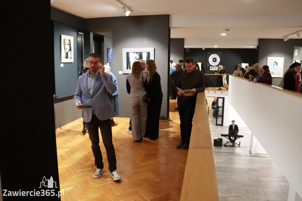 Fotorelacja: Wernisaż TRZY SERCA JEDEN ŚWIAT w MOK Zawiercie