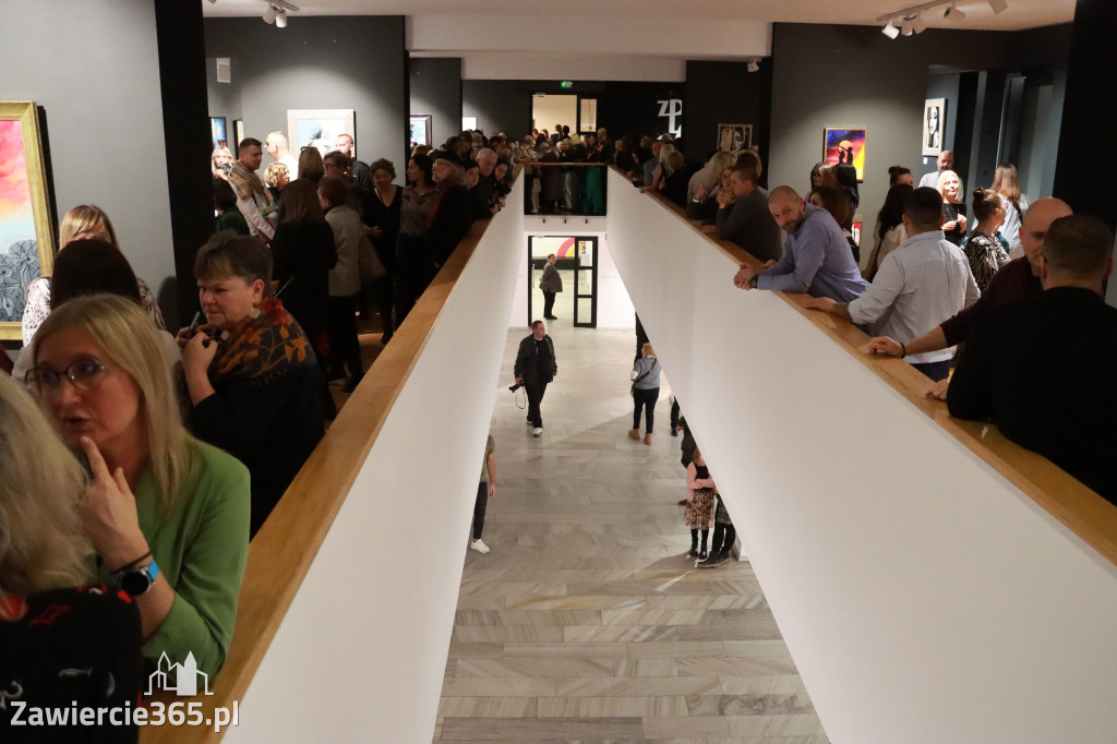 Fotorelacja: Wernisaż TRZY SERCA JEDEN ŚWIAT w MOK Zawiercie